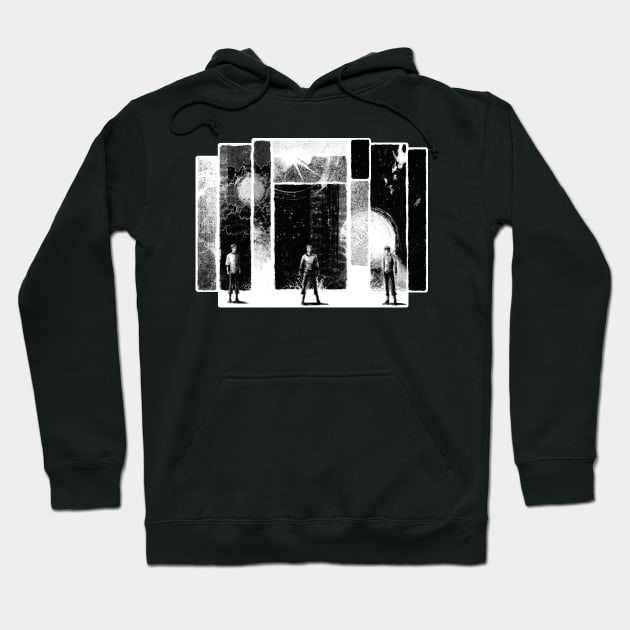 Trio Triptych Hoodie by Joanna Estep